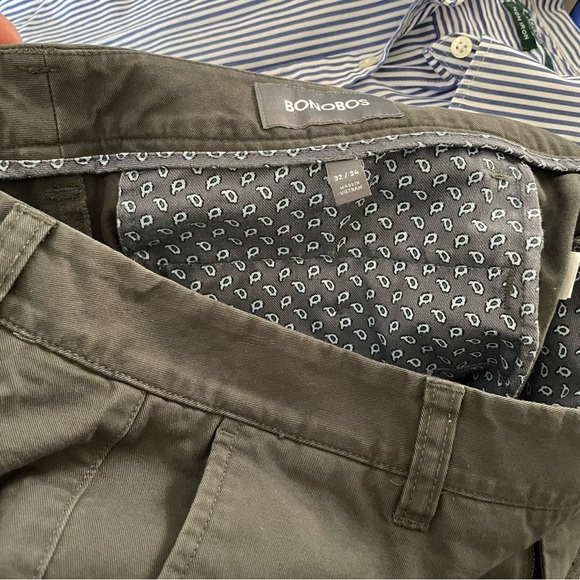 Bonobos Slim Pants in Green - Picture 7 of 11